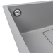 Kitchen granite sink 5444 AMELI VALESO grey metallic - Фото № 3