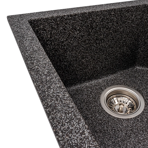 VALESO VIATRIX 7950 Granite Kitchen Sink, Matte Graphite - Фото № 3