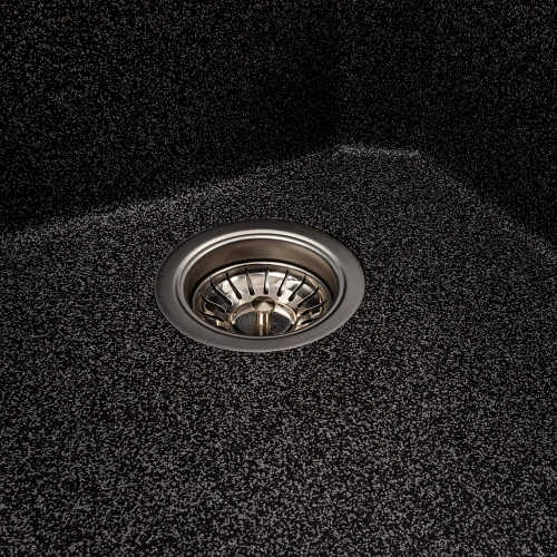 VALESO VIATRIX 7950 Granite Kitchen Sink, Matte Graphite - Фото № 4
