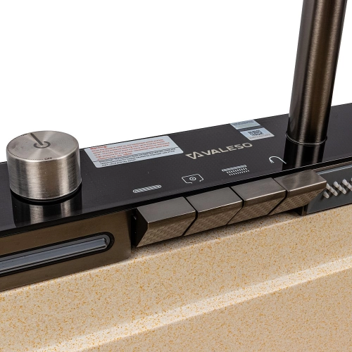 Granite sink VALESO 6846 IRENA, matte, sand - Фото № 7
