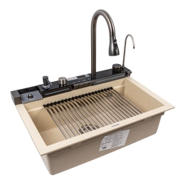 Granite sink VALESO 6846 IRENA, matte, sand