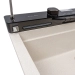 Granite sink VALESO 7546 EVANORA, matte, white dot - Фото № 5