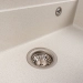 Granite sink VALESO 7546 EVANORA, matte, white dot - Фото № 6