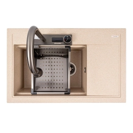 VALESO ATRUM 7950 Granite Kitchen Sink, Matte Safari