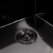 Kitchen sink CM 65*50 R PVD black VALESO Handmade DÉCOR 3.0/1.0 - Фото № 4