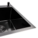 Kitchen sink CM 65*50 R PVD black VALESO Handmade DÉCOR 3.0/1.0 - Фото № 2