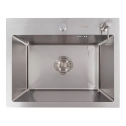 Kitchen sink 50*40 stainless steel DÉCOR VALESO Handmade (3.0/1.0)