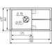 VALESO SOLID 7843 Granite Kitchen Sink, Matte Dune - Фото № 1