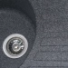 Гранітна мийка для кухні Platinum 7750 LIRA матова Графіт - Фото № 4