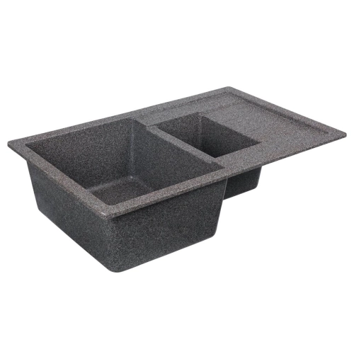 Granite kitchen sink Platinum 7850W TOSKANA opaque Mix - Фото № 5