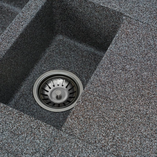 Granite kitchen sink Platinum 7850W TOSKANA opaque Mix - Фото № 1