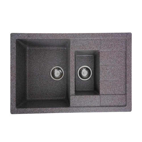 Granite kitchen sink Platinum 7850W TOSKANA opaque Mix