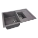 Granite kitchen sink Platinum 7850W TOSKANA opaque Mix - Фото № 4