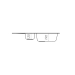 Granite kitchen sink Platinum 7850W TOSKANA opaque Black - Фото № 4