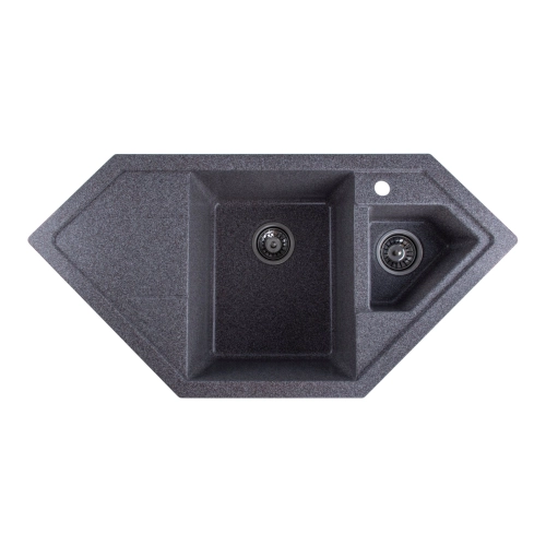 Granite sink for kitchen Platinum 9950 PANDORA opaque Mix