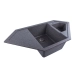 Granite sink for kitchen Platinum 9950 PANDORA opaque Mix - Фото № 2