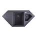 Granite sink for kitchen Platinum 9950 PANDORA opaque Mix - Фото №1