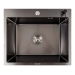 Кухонна мийка 60*50 PVD чорна VOLCANIC VALESO Handmade (3,0/1,0) - Фото №1