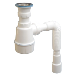 Сифон с отстойником для моек с малой горловиной с гофрой VALESO 1060 NOVA